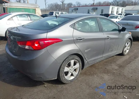 2013 Hyundai Elantra Gls from USA, damaged, VIN 5NPDH4AE1DH296702